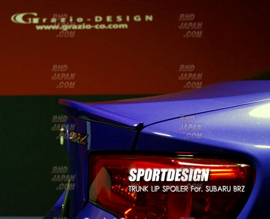 Grazio & Co Sportdesign Trunk Lip Spoiler Painted - BRZ ZC6 86 ZN6
